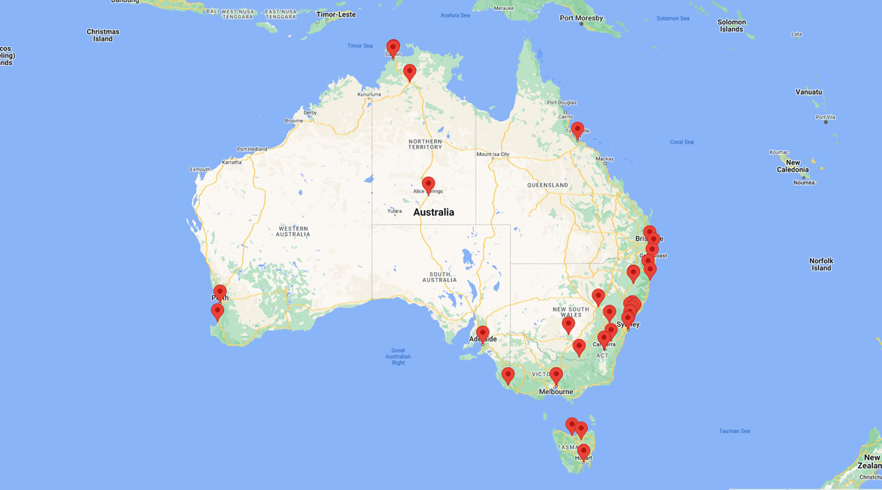 distributors-installers-network-map map