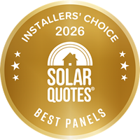 SolarQuotes Installers' Choice 2026 — Best Panels